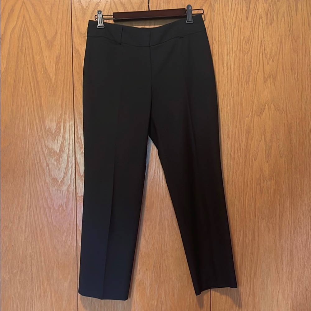 Talbots Petites Classic Black Women's Cropped Pants